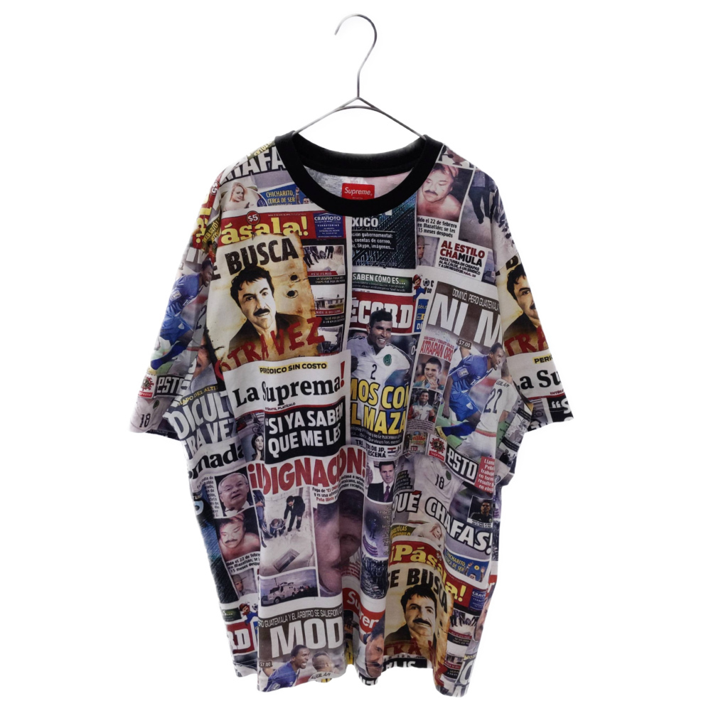 Supreme シュプリーム ss Headline S S Top ヘッドライン総柄半袖tシャツ マルチ 中古 程度a カラーマルチカラー 取扱店舗原宿 Andapt Com