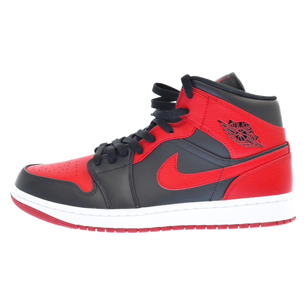 Nike ナイキ Nike Air Jordan 1 Mid Bred 074 エアジョーダン1ミッドスニーカー 中古 程度sa カラーブラック 取扱店舗名古屋 Andapt Com