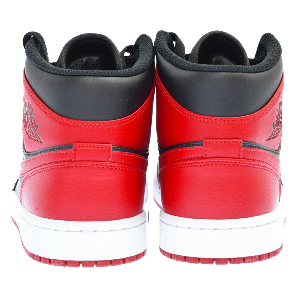 Nike ナイキ Nike Air Jordan 1 Mid Bred 074 エアジョーダン1ミッドスニーカー 中古 程度sa カラーブラック 取扱店舗名古屋 Rvcconst Com