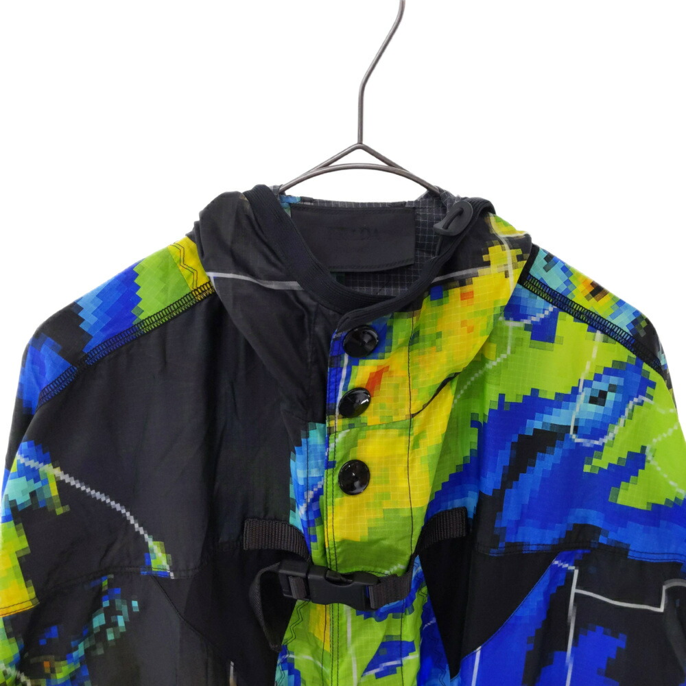 Prada プラダ 17ss Radar Weather Map Ripstop Jacket レーダー ウェザーマップ リップストップジャケット ブラック 中古 程度a カラーブラック 取扱店舗原宿 Ebusinessnetwork Com Br