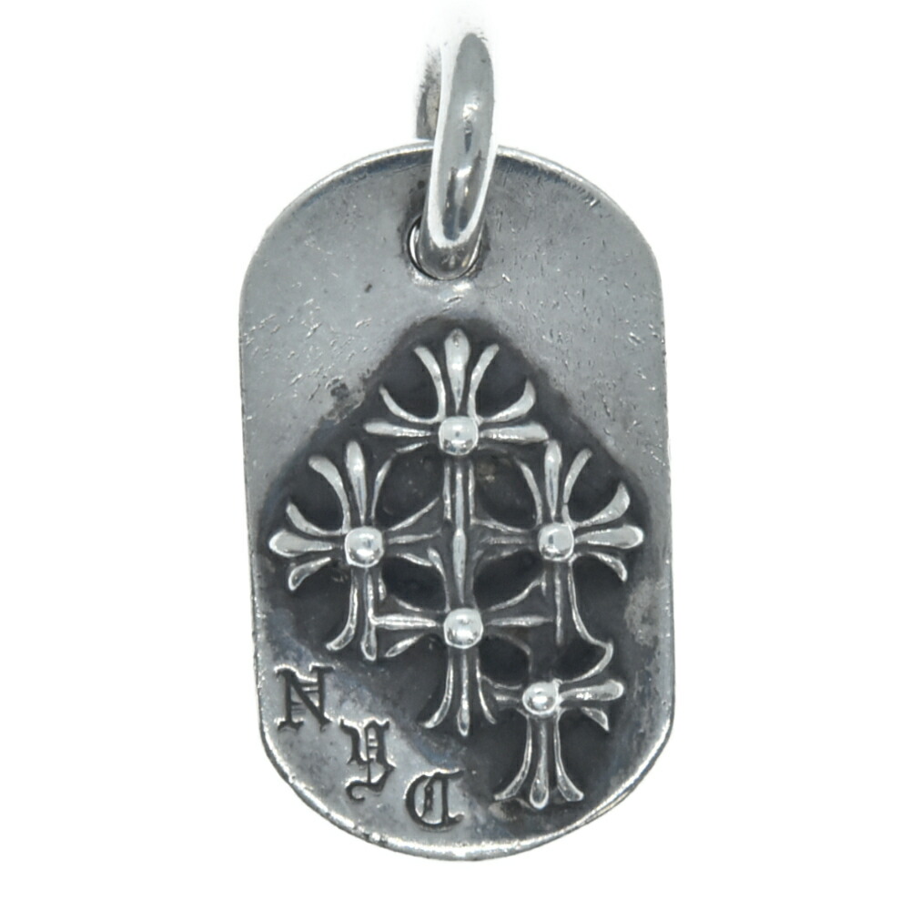 Chrome Hearts クロムハーツ Raised Dogtag レイズドセメタリークロス ドッグタグ ネックレス トップ 中古 程度ab カラーシルバー 取扱店舗onestyle原宿店 Andapt Com