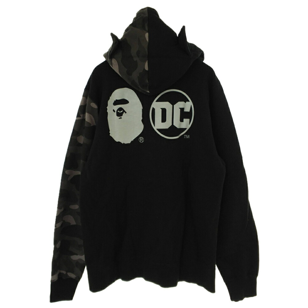 A Bathing Ape アベイシングエイプ 21ss Dc Comics ディーシーコミック バッドマンプリントフルジップパーカー ブラック 001zphx 中古 程度ab カラーブラック 取扱店舗原宿 Rvcconst Com