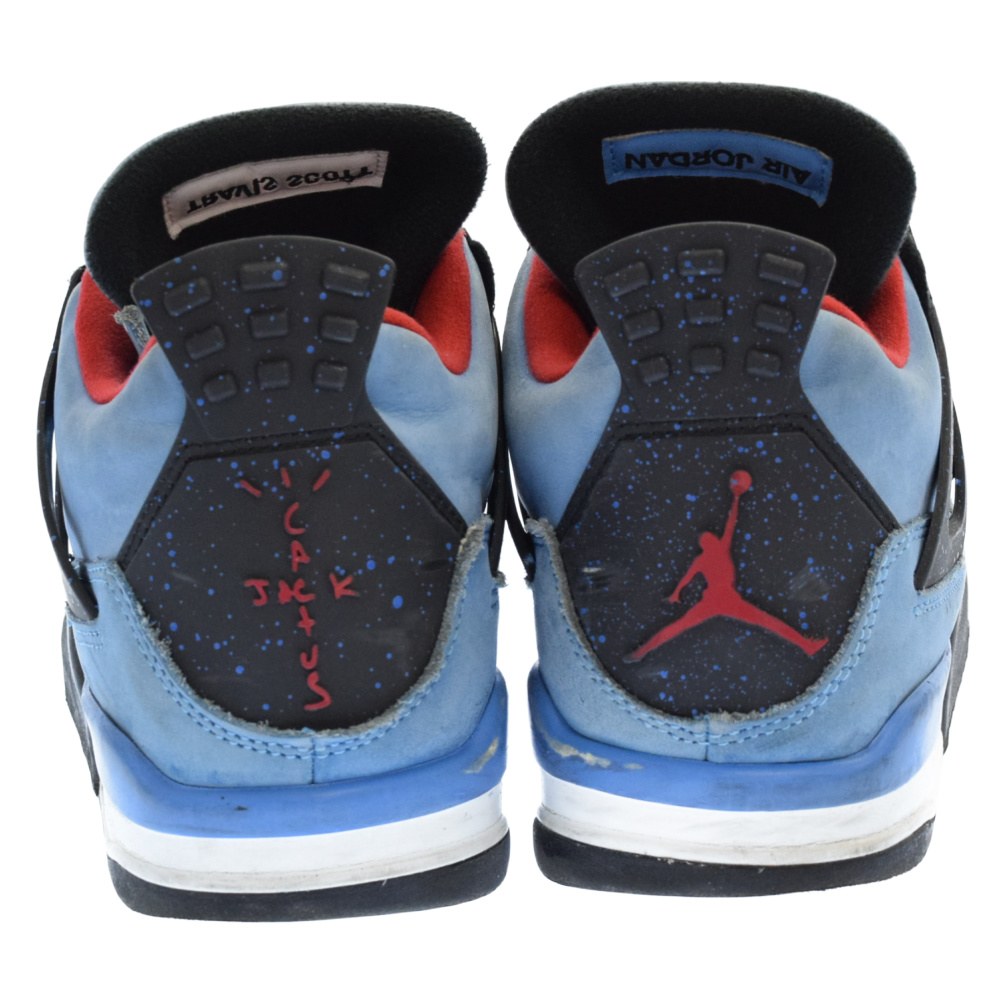 Nike ナイキ Travis Scott Air Jordan 4 Retro エアジョーダン4 レトロ トラヴィススコット 406 スニーカー 青色 中古 階層ab 色つやブルー 手捌き店舗渋谷 Bigcommerce How