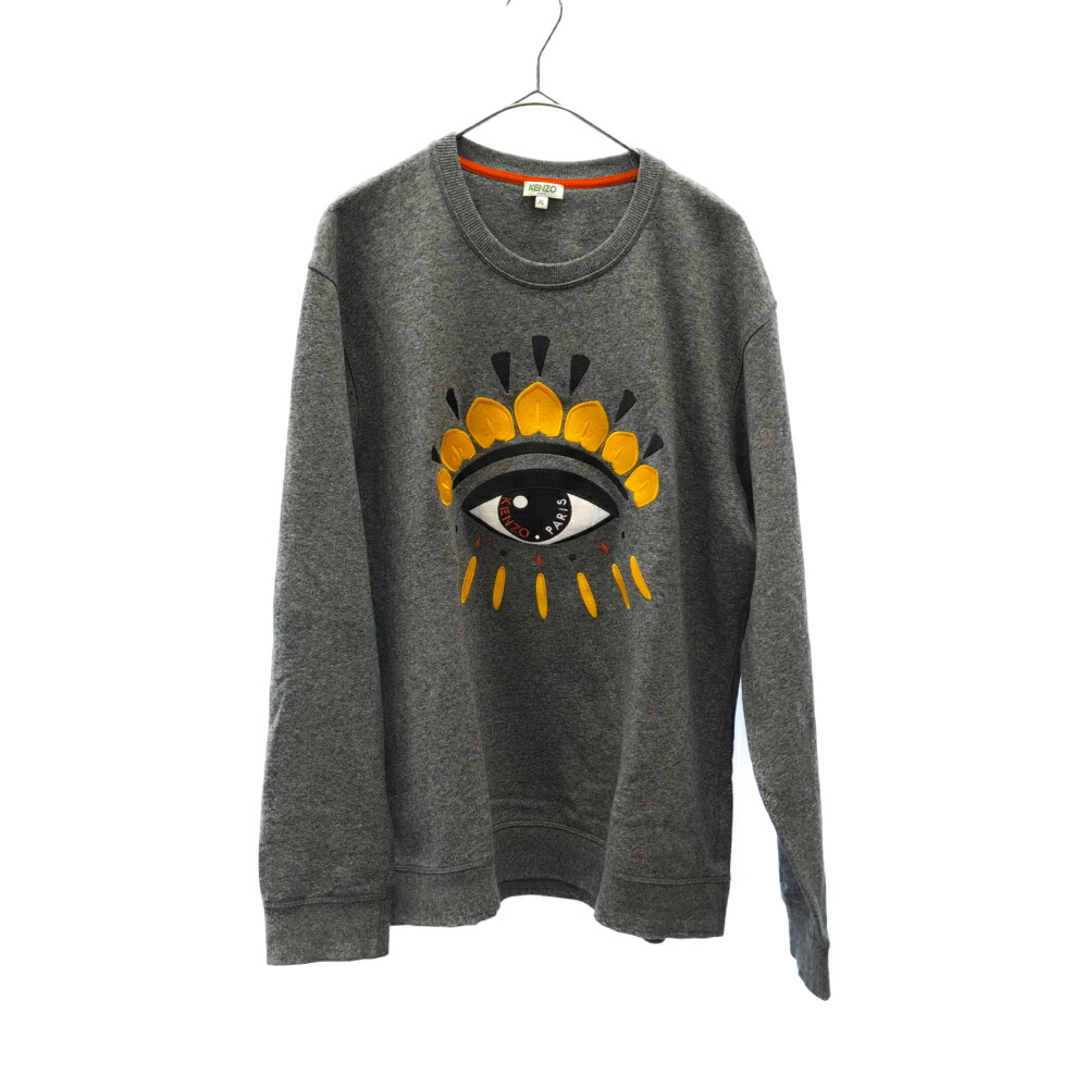 超特価激安 ケンゾー kenzo 目 トレーナー グレー アイ スウェット eye ...
