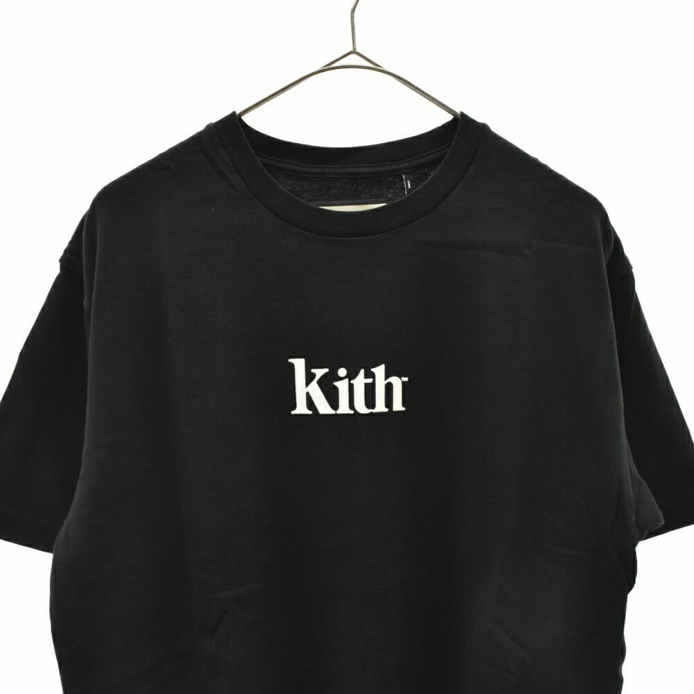 Kith キス Pigment Dyed Serif Tee ロゴデザイン 半袖tシャツ ブラック 新古品 中古 程度s カラーブラック オンライン限定商品 Deerfieldtwpportage Com