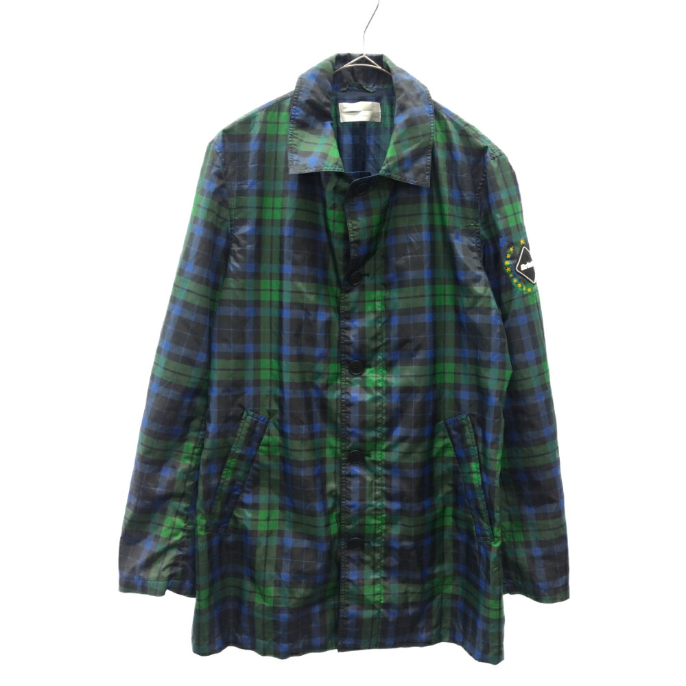 Nike ナイキ F C R B Check Jacket Shirt チェックジャケットシャツ 青碧 グリーン 中古 点数a 色調ブルー オンライン指定商物 Musiciantuts Com