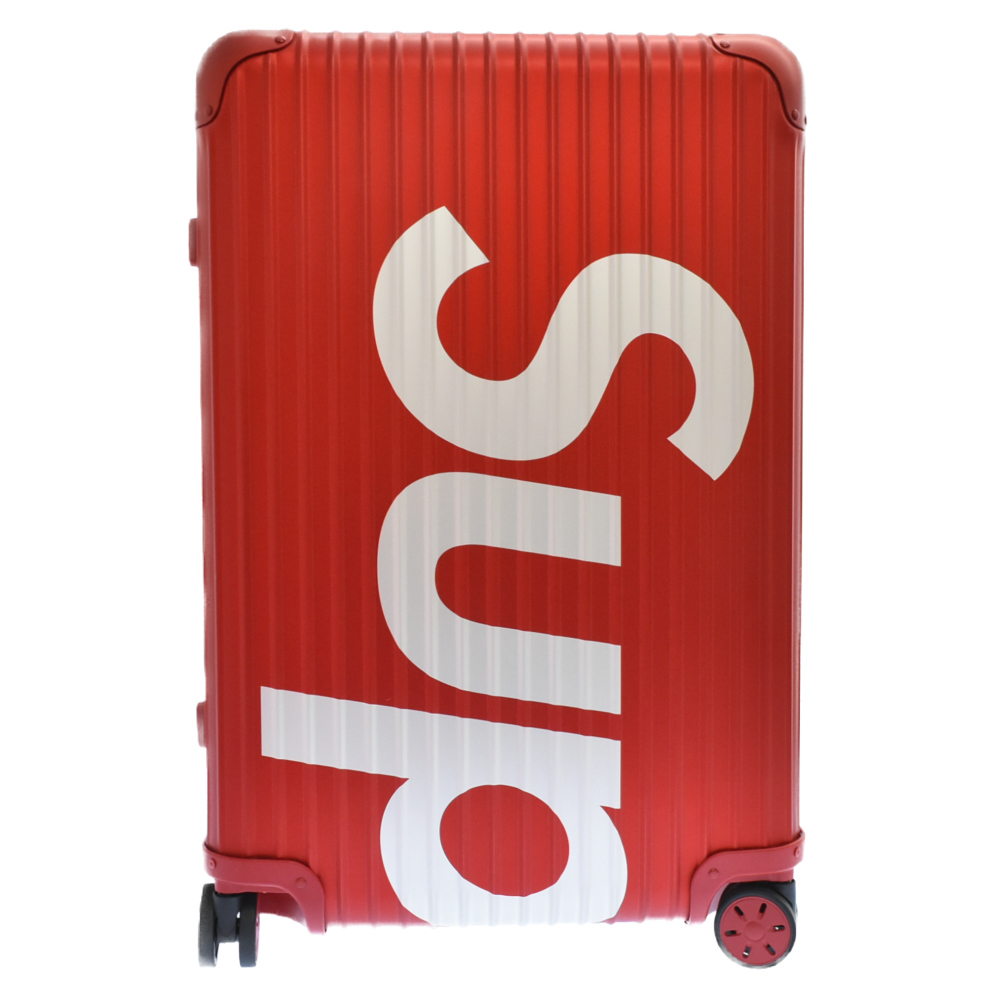 Supreme シュプリーム Rimowa 18ss Topas Multiwheel l リモワ トパーズマルチウィールスーツケース キャリーバッグ 丹赤 新古気品 中古 階級n 色合いレッド 操縦商舗原宿 Startalab Co Za