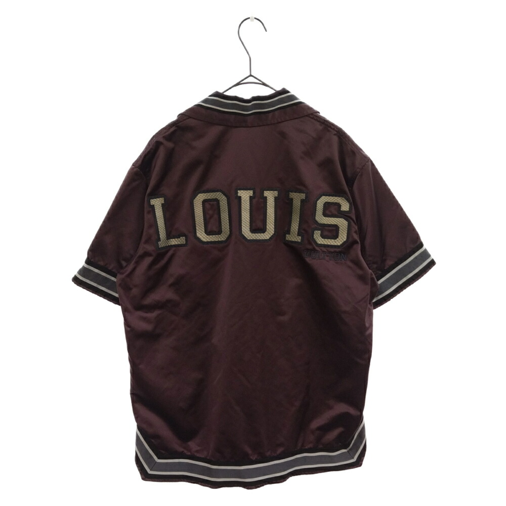 LOUIS VUITTON(ルイヴィトン)18AW Satin Warm-Up Baseball Shirt 