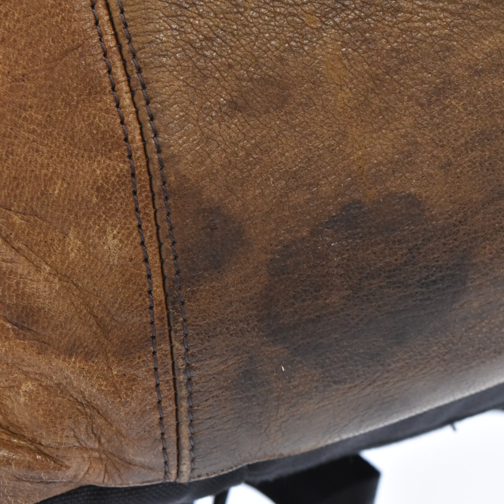 VISVIM(ヴィスヴィム)LEATHERNYRONBACKPACKレザー切替ナイロンバックパックブラック/ブラウン【中古】【程度B】【カラーブラック】【オンライン限定商品】