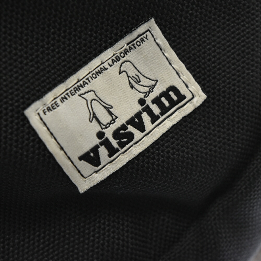 VISVIM(ヴィスヴィム)LEATHERNYRONBACKPACKレザー切替ナイロンバックパックブラック/ブラウン【中古】【程度B】【カラーブラック】【オンライン限定商品】