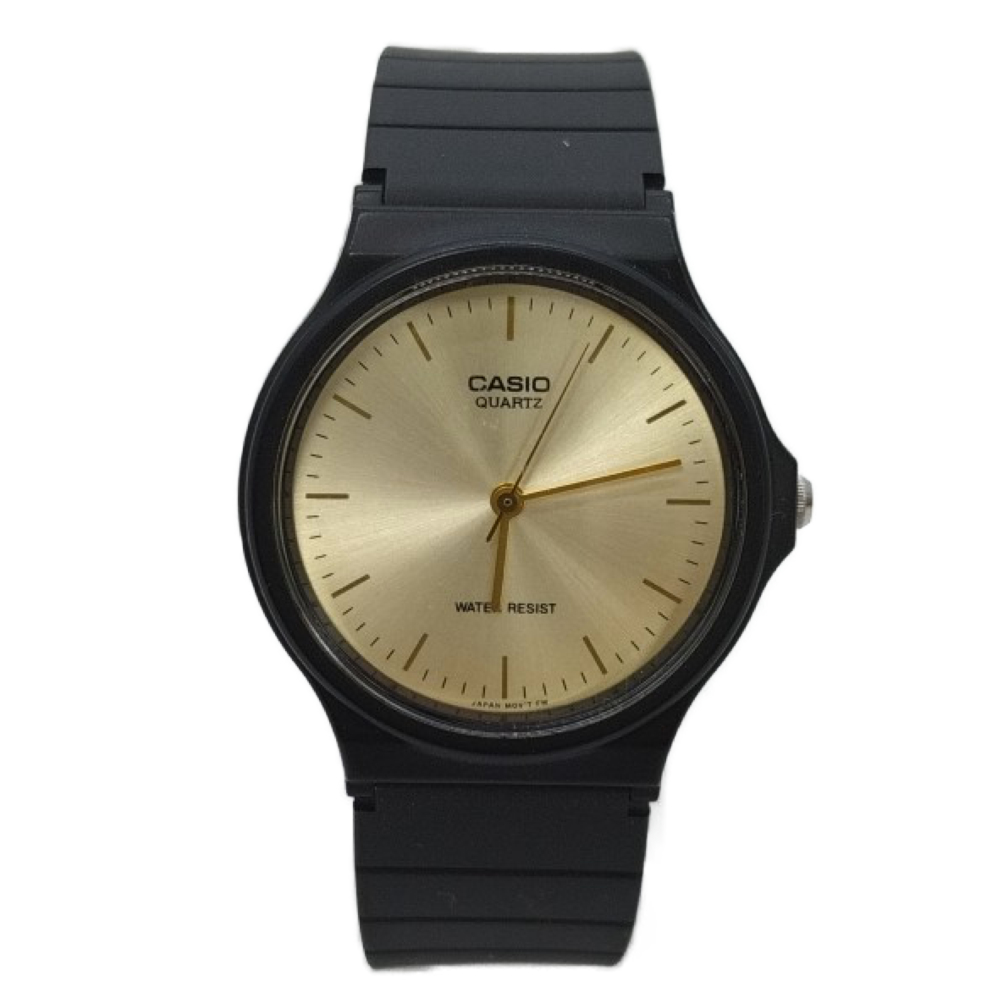 CASIO カシオ MQ24 クウォーツ ブラック アナログ腕時計