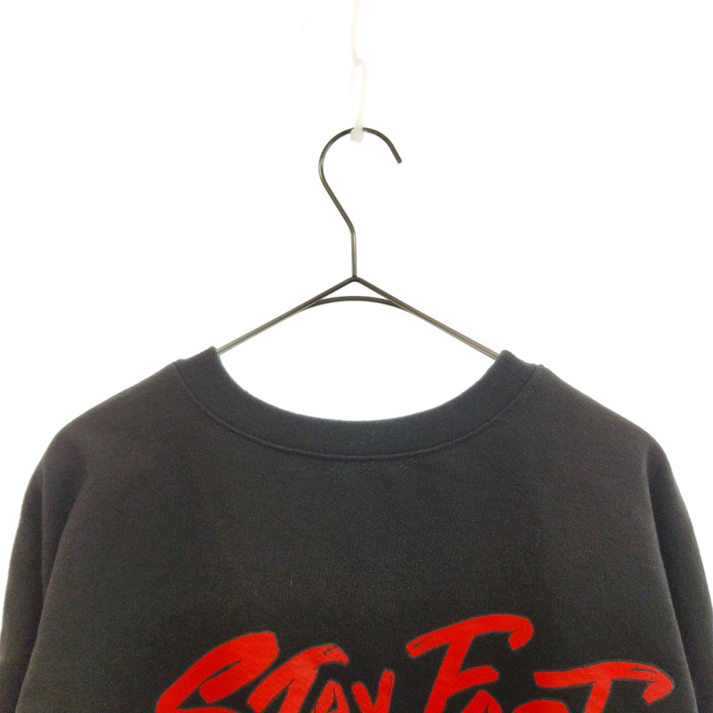 最安値挑戦 Chrome Hearts クロムハーツ 22ss Matty Boy Ppo Stay Fast Crewneck マッティボーイ ステイファースト スウェットプルオーバー バックロゴプリントスウェットシャツ ブラック Lalegalhelp Com