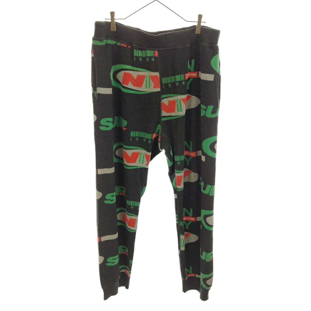 SUPREME(シュプリーム)18AW NY Waffle Thermal Pant Black ニューヨーク ワッフル サーマル パンツ ブラック【中古】【程度B】【カラーブラック】【オンライン限定商品】