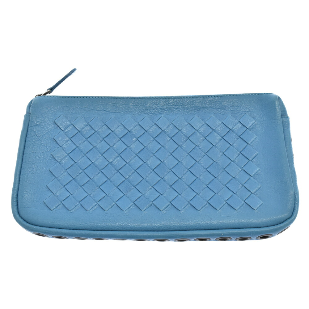 オンラインショップ】 BOTTEGA VENETA ボッテガヴェネタ イントレチャート ロングポーチ ブルー 中古 程度A カラーブルー オンライン限定商品 オンラインショップ】 BOTTEGA VENETA ボッテガヴェネタ イントレチャート ロングポーチ ブルー 中古 程度A カラーブルー オンライン限定商品