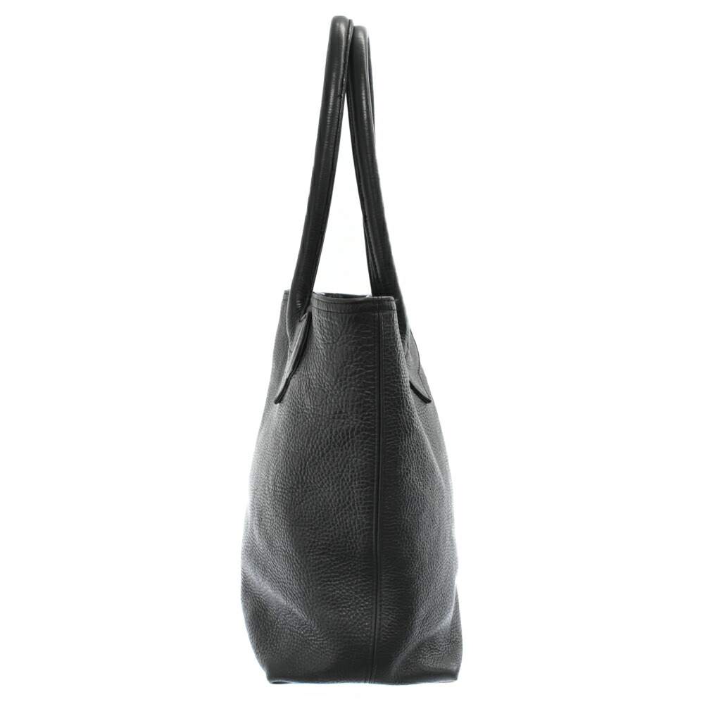 CHROMEHEARTS(クロムハーツ)FSTOTE/FSトートスモールCHクロスクロスパッチ付きレザートートバッグ【中古】【程度A】【カラーブラック】【取扱店舗OneStyle原宿店】