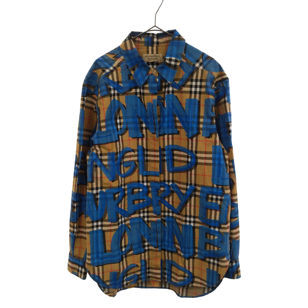 カラー BURBERRY - BURBERRY バーバリー 18AW Graffiti Print Vintage