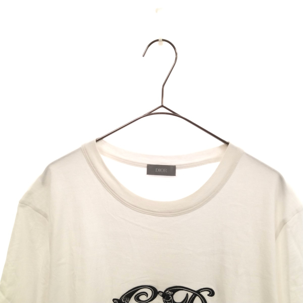 限定品 DIOR ディオール 21AW×Kenny Scharf Logo Embroidered Tee