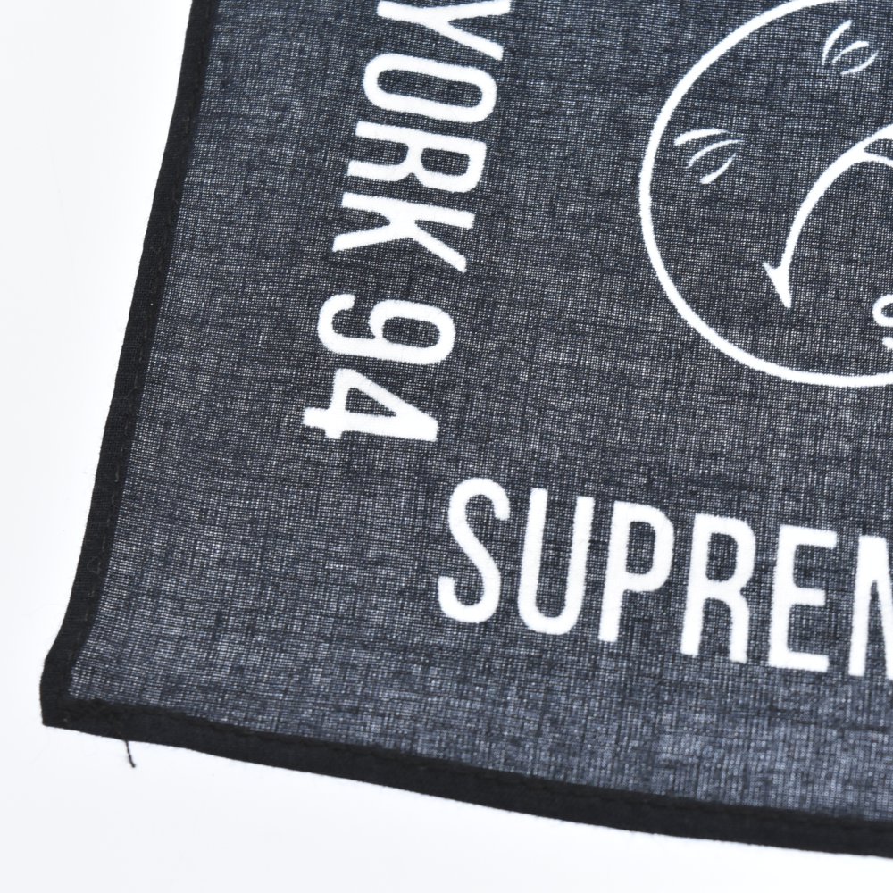 SUPREME(シュプリーム)17AWSHITBANDANAバンダナスカーフブラック【中古】【程度SA】【カラーブラック】【オンライン限定商品】