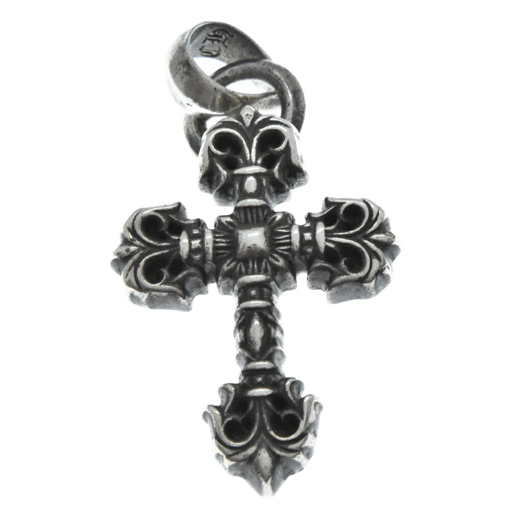 話題の人気 Chrome Hearts クロムハーツ Filig Cross Xsm W Bale フィリグリークロスxsベイル Wベイルネックレストップ シルバー Fucoa Cl