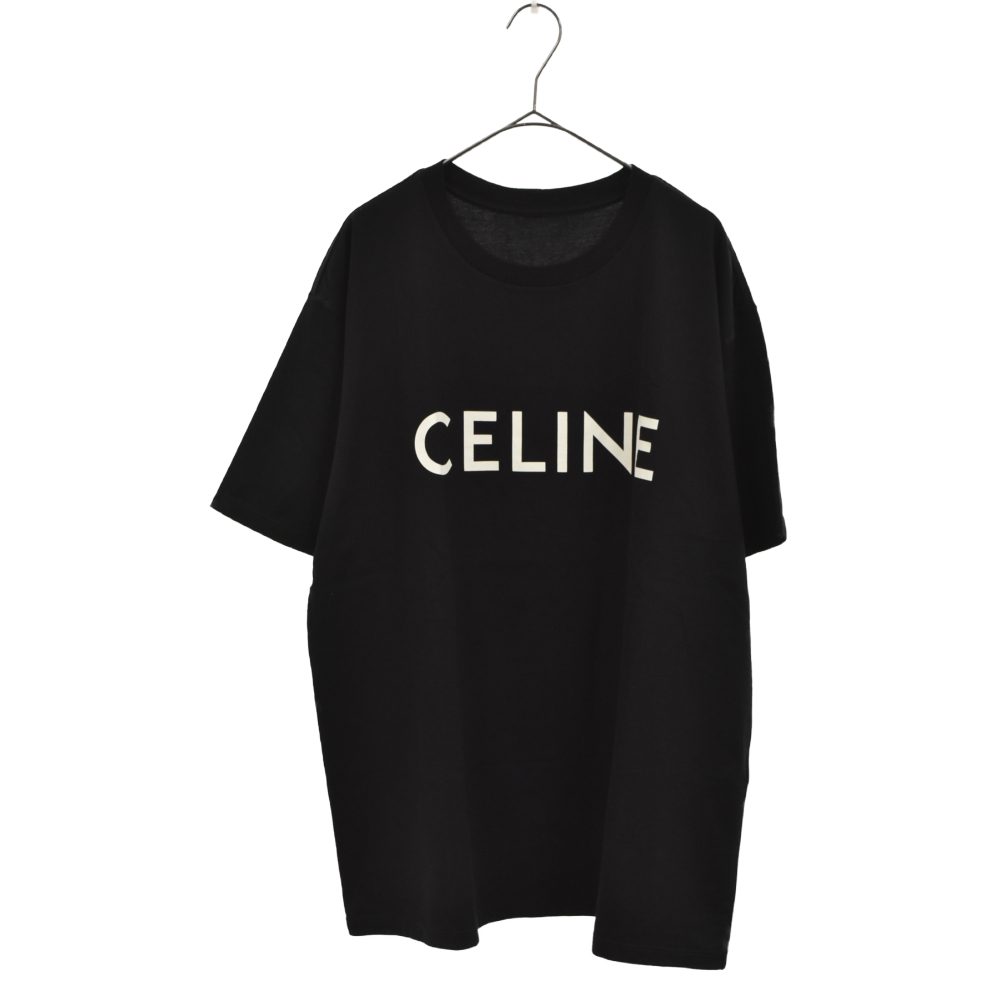 CELINE(セリーヌ) サイズ:M ロゴプリント ルーズフィット 半袖Tシャツ