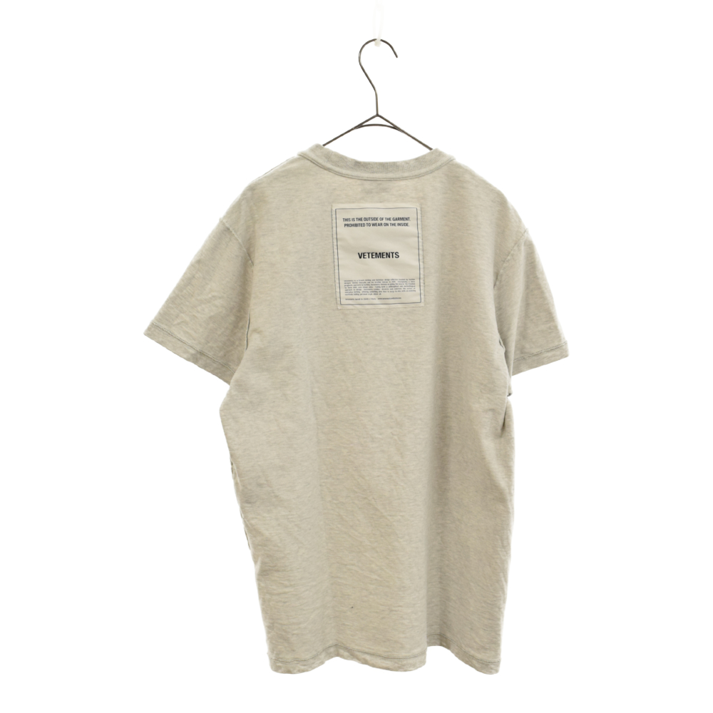 アイテム勢ぞろい VETEMENTS 18aw tシャツ inside out ecousarecycling.com