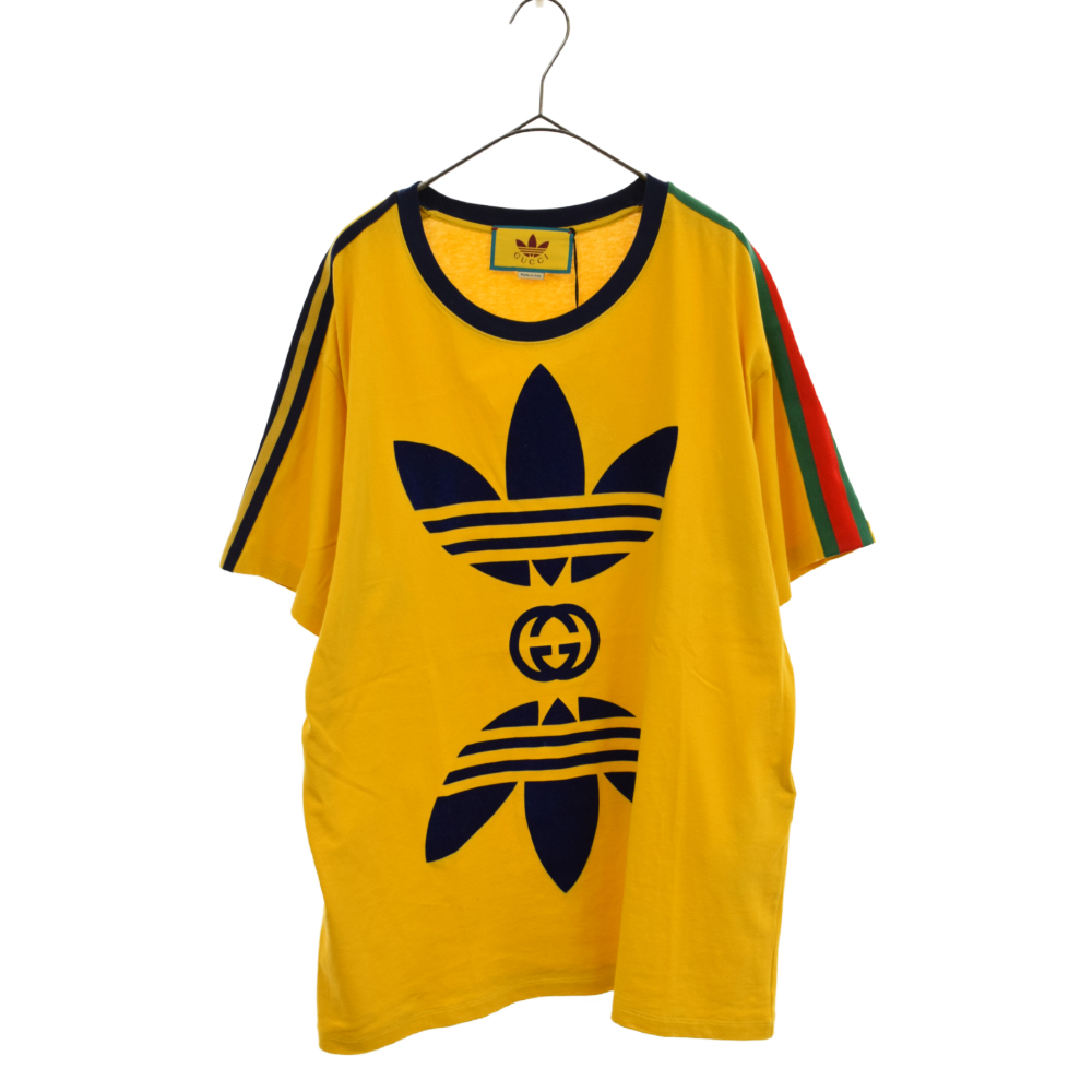 上質 GUCCI グッチ サイズ:S ×adidas アディダス コットンジャージー T