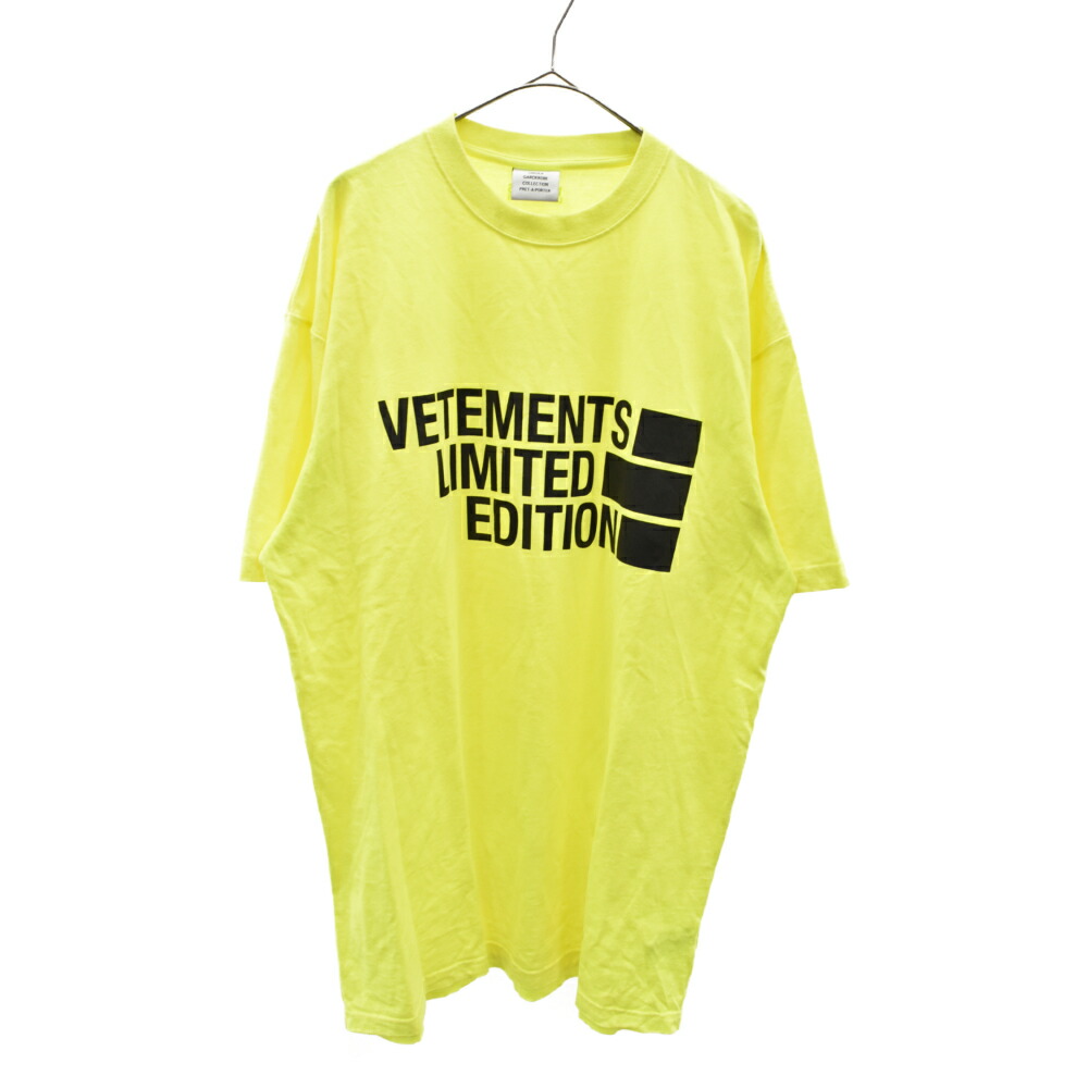 最も完璧な ヴェトモン リミテッドエディションTシャツ XL トップス