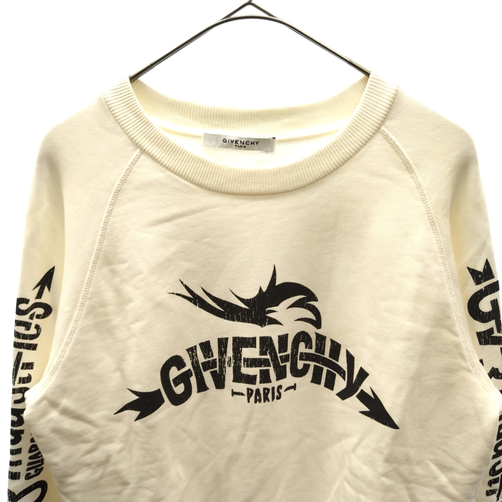 GIVENCHY(ジバンシィ) サイズ:M トライバルロゴプリントクルーネック