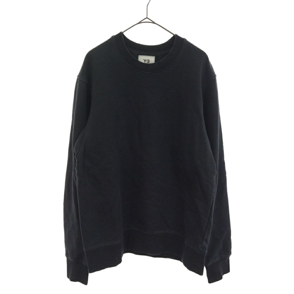 Y-3(ワイスリー) サイズ:M CLASSIC BACK LOGO CREW SWEATSHIRT クラシックバックロゴスウェット ブラック FN3371