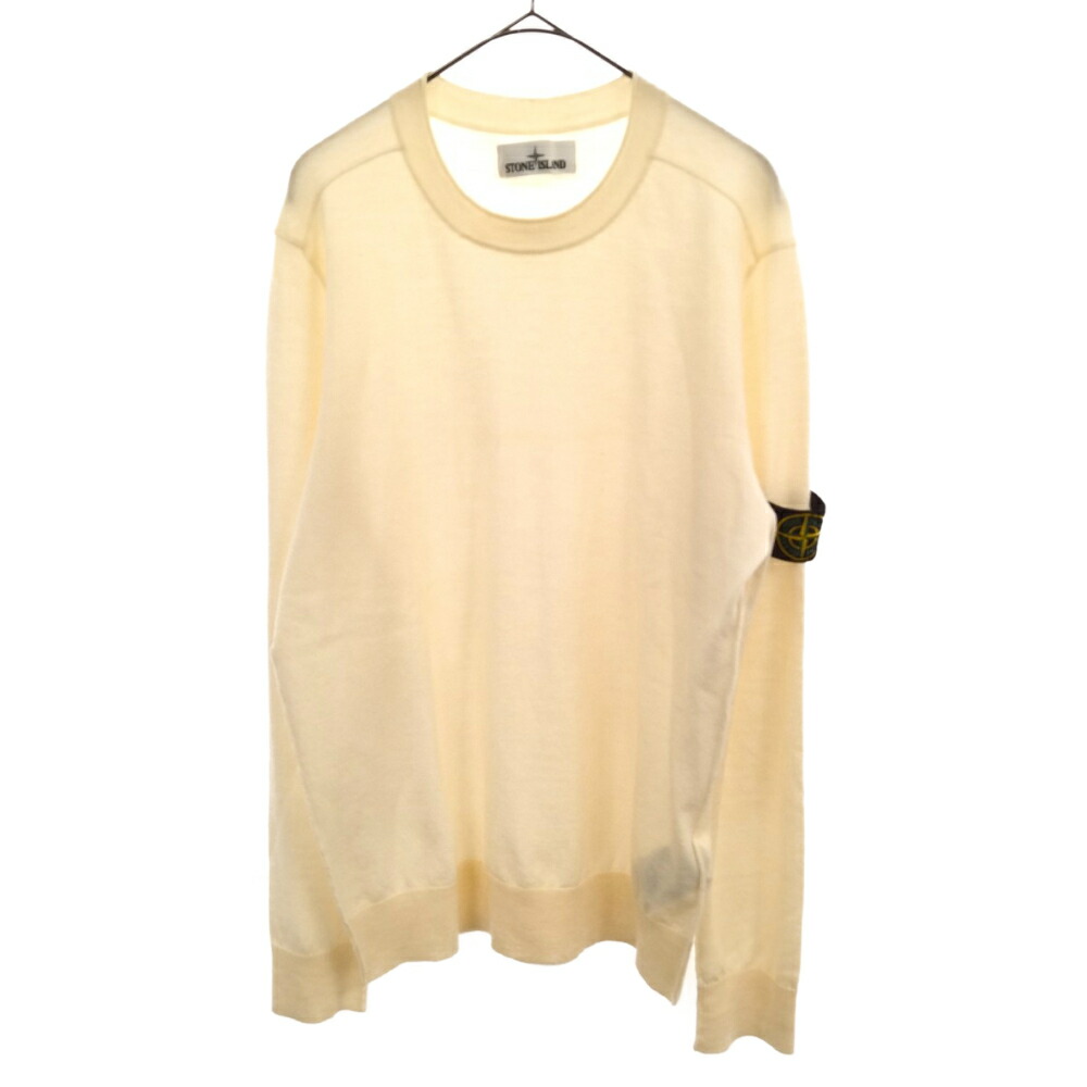 STONE ISLAND(ストーンアイランド) サイズ:L KNIT PULLOVER 7315511A1 ライトウールニットプルオーバー クルーネックセーター