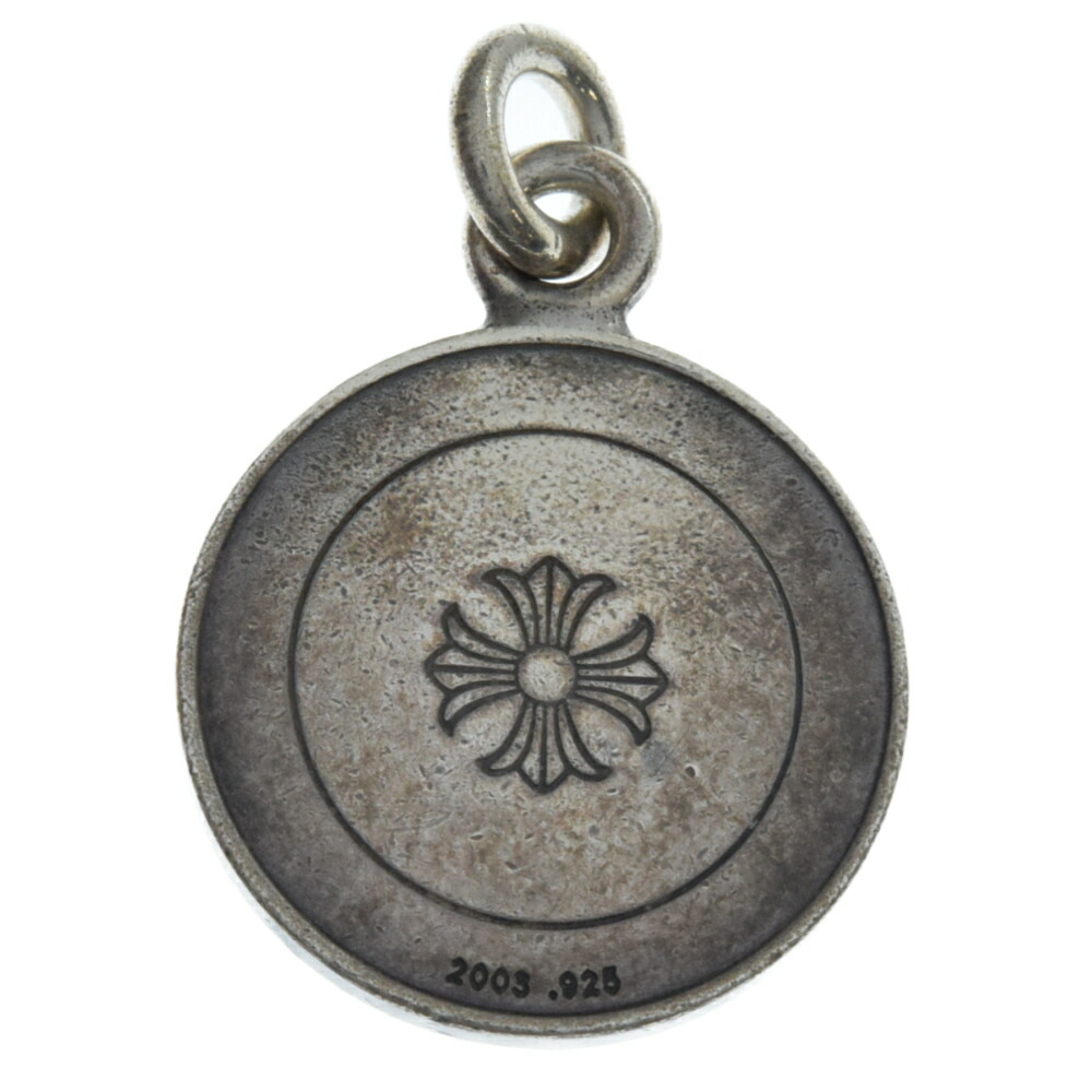 CHROMEHEARTS(クロムハーツ)CHRMANGLMDL/エンジェルメダルチャームV1/シルバーネックレストップ【中古】【程度A】【カラーシルバー】【取扱店舗OneStyle原宿店】