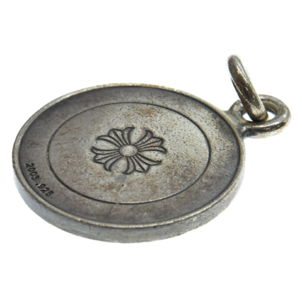 CHROMEHEARTS(クロムハーツ)CHRMANGLMDL/エンジェルメダルチャームV1/シルバーネックレストップ【中古】【程度A】【カラーシルバー】【取扱店舗OneStyle原宿店】