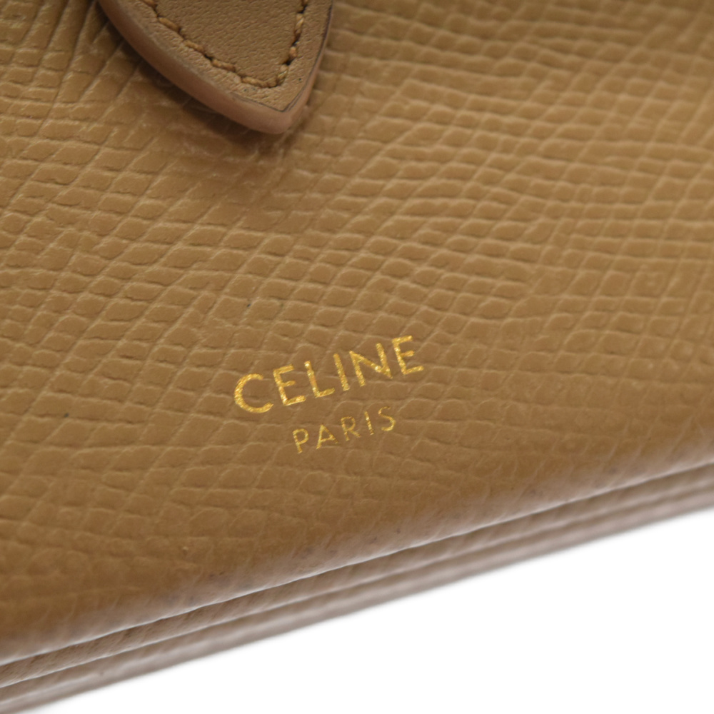 CELINE(セリーヌ) Accordeon Card Holder アコーディオン キャメル