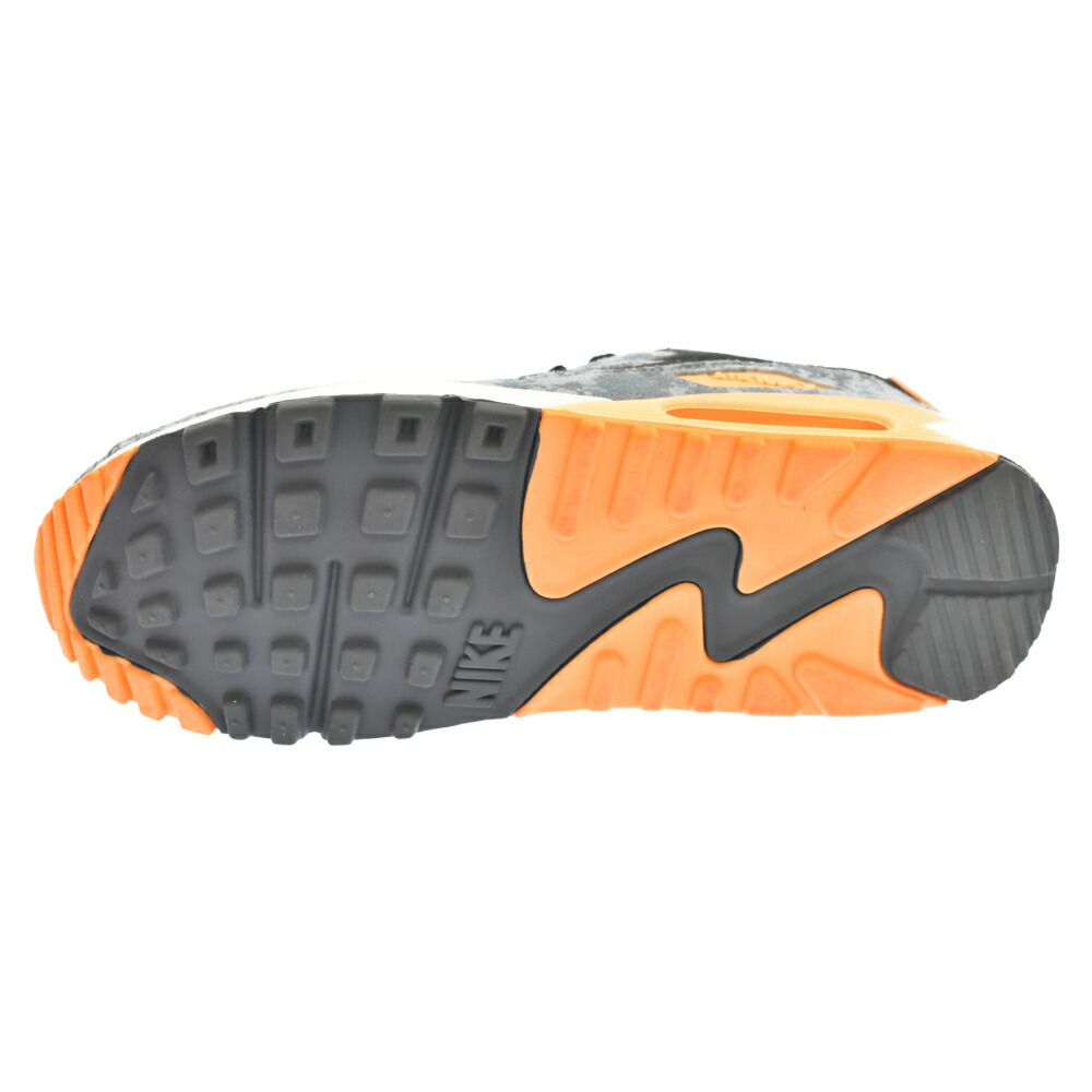 ショップ NIKE(ナイキ) サイズ:27.0cm AIR MAX 90 DIGI CAMO BLUE 700155-400 エアマックス90 プレミアム ディギ カモ ブルー ローカットスニーカー US9 グレー/オレンジ：ブランド買取・販売　BRING ブランド