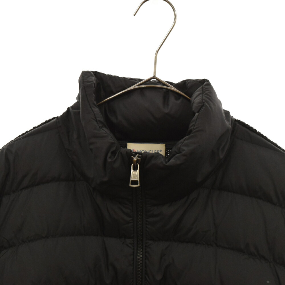 モンクレー MONCLER(モンクレール) サイズ:XL MAGLION TRICOT CARDIGAN アームニット切り替えナイロンジップアップダウンジャケット ブラック：ブランド買取・販売　BRING ランク
