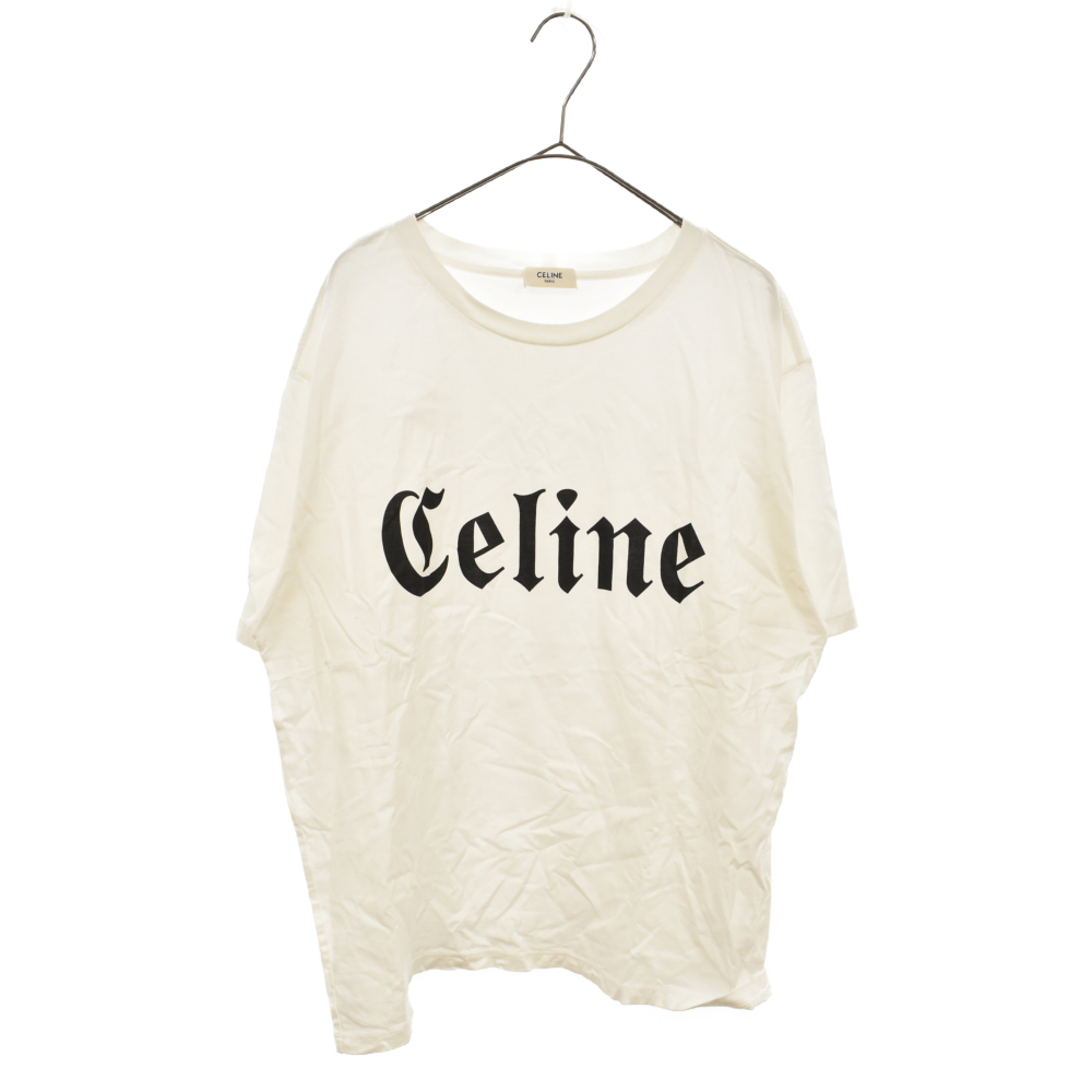 新品】 CELINE 22SS ゴシックロゴプリントTシャツ | labiela.com