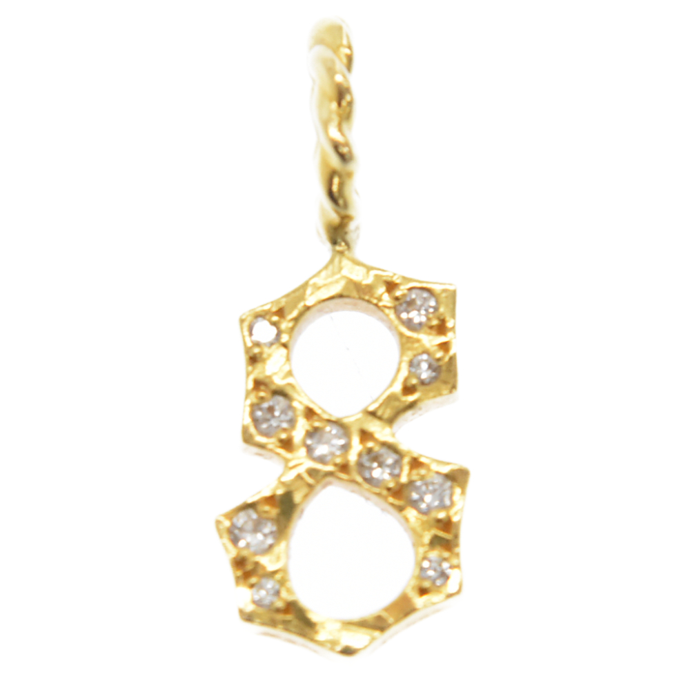 オンライン限定商品】 SJX エスジェイエックス DIAMOND NUMBER CHARM 8