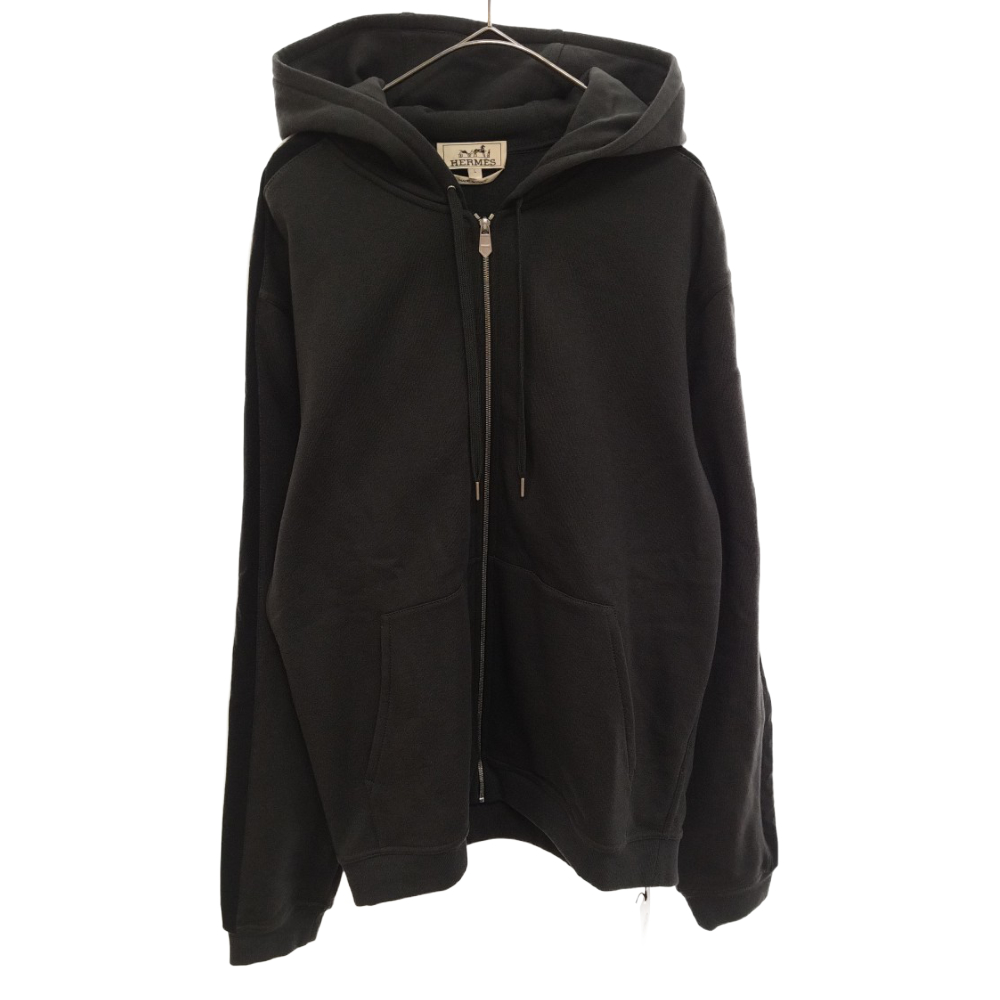 限定特価】 HERMES エルメス サイズ:L Run H Zipped Hooded Sweater