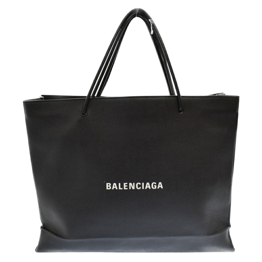 全品送料0円 BALENCIAGA バレンシアガ ロゴプリント ショッパー