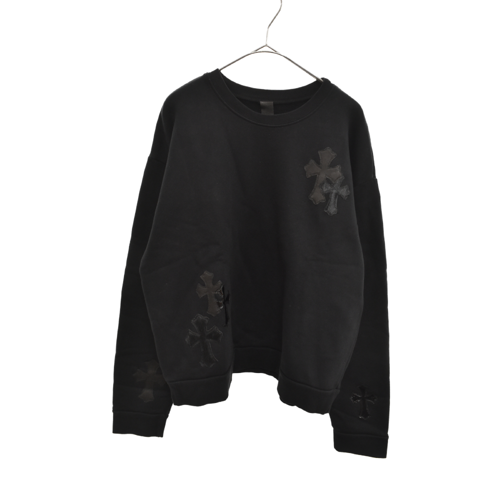 CHROME HEARTS クロムハーツ Cross Patch Crewneck Sweat Shirts