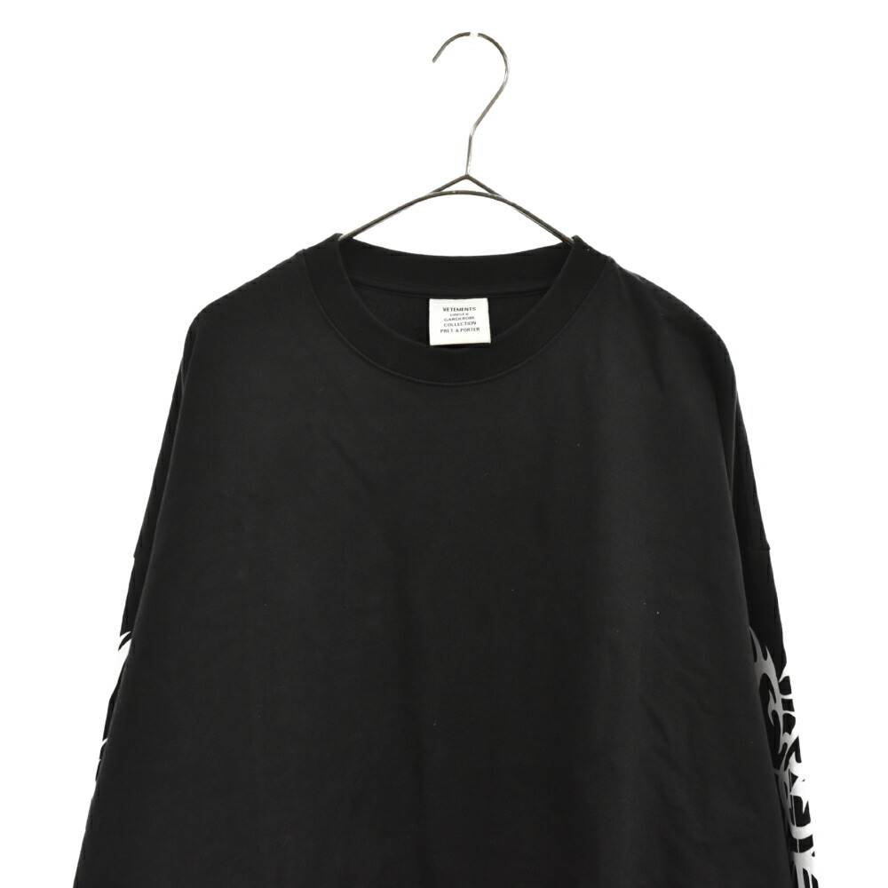 vetements ゴシックロゴ ロングTシャツ | labiela.com