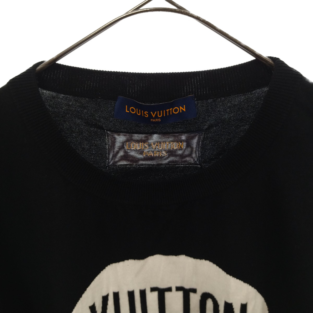 ルイヴィトン LOUIS VUITTON インタルシアジャカードクルーネック Amen