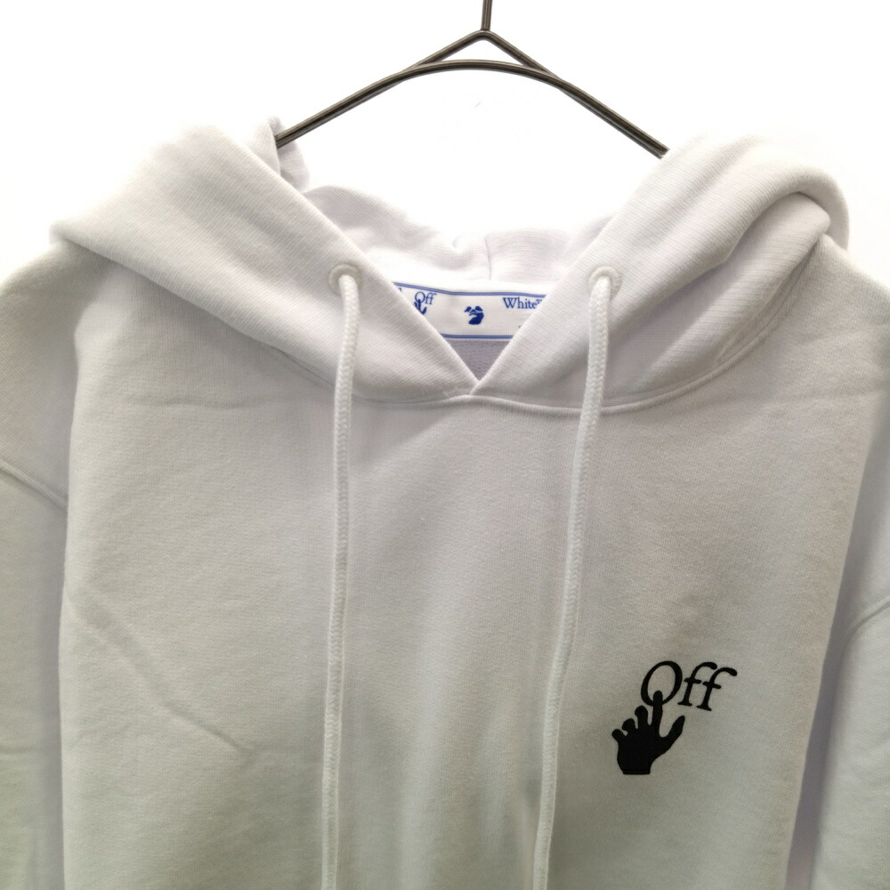 SALE大得価 OFF-WHITE - オフホワイト SLIM HOODIE アローロゴパーカー