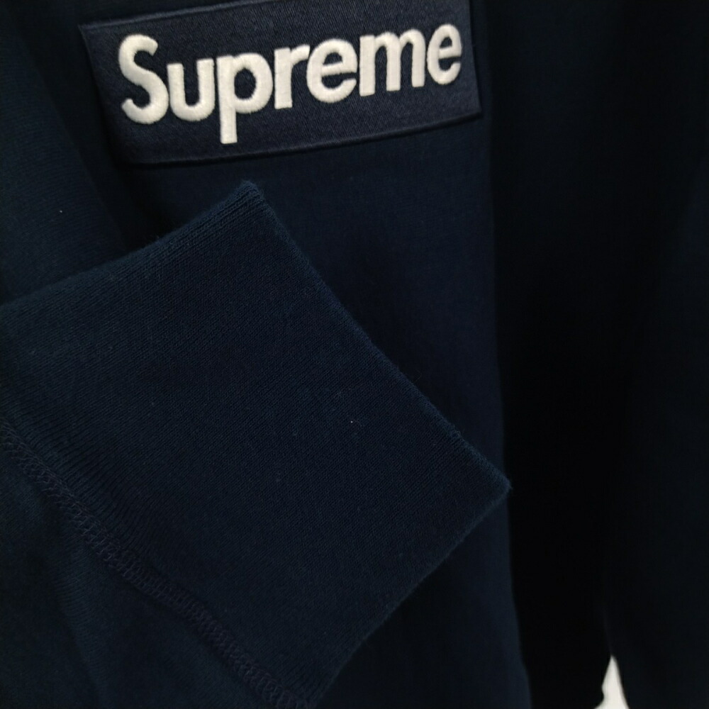 SupremeシュプリームBox Logo Sweatshirt NAVY 21 www.paths-edu.com