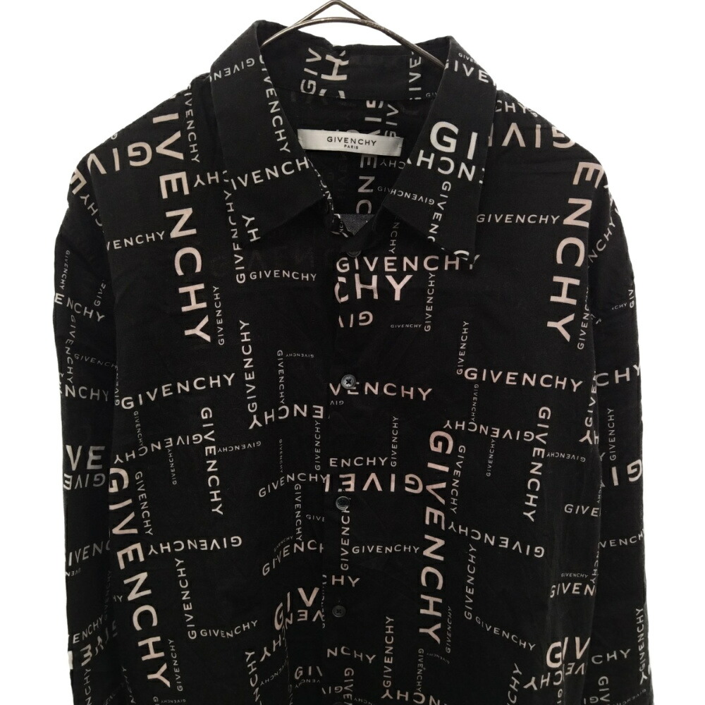GIVENCHY(ジバンシィ) サイズ:41 19AW 総柄オールオーバーロゴ 長袖 