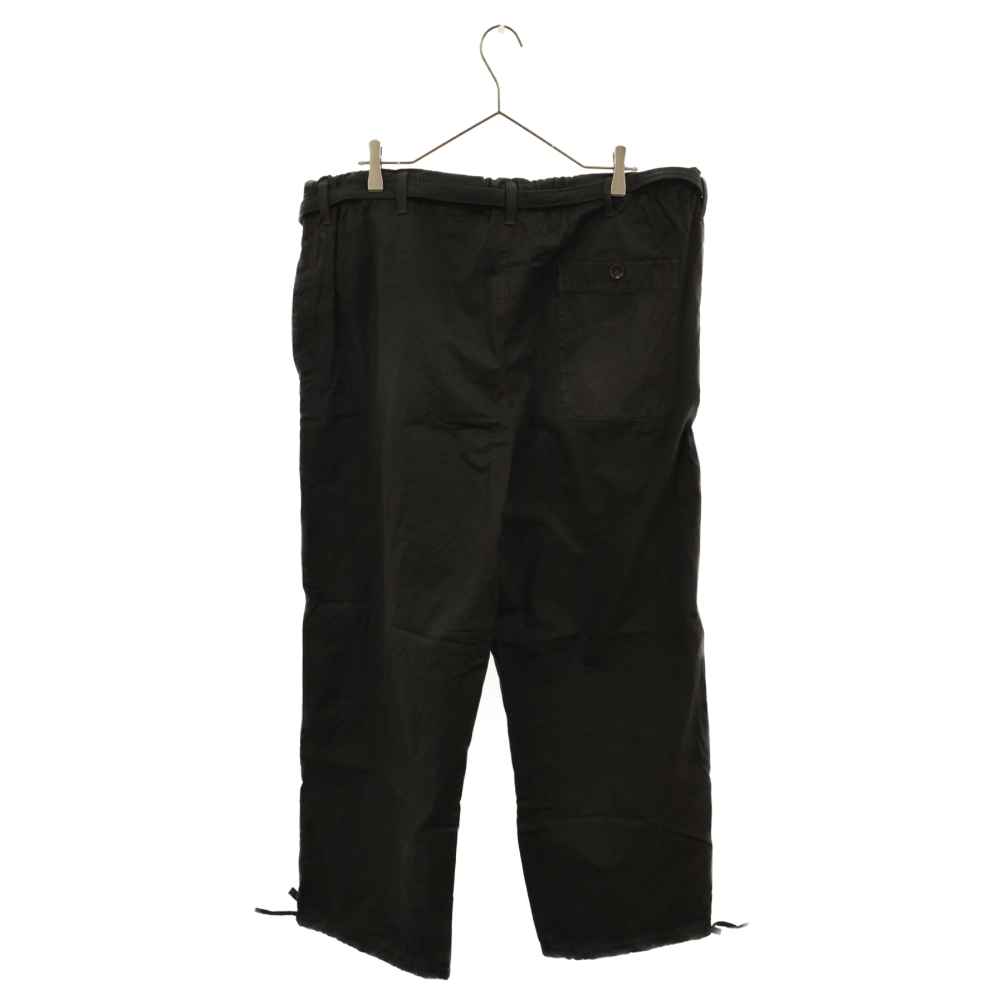 LEMAIRE(ルメール) サイズ:L 21SS PANTS ブラック DRAWSTRING