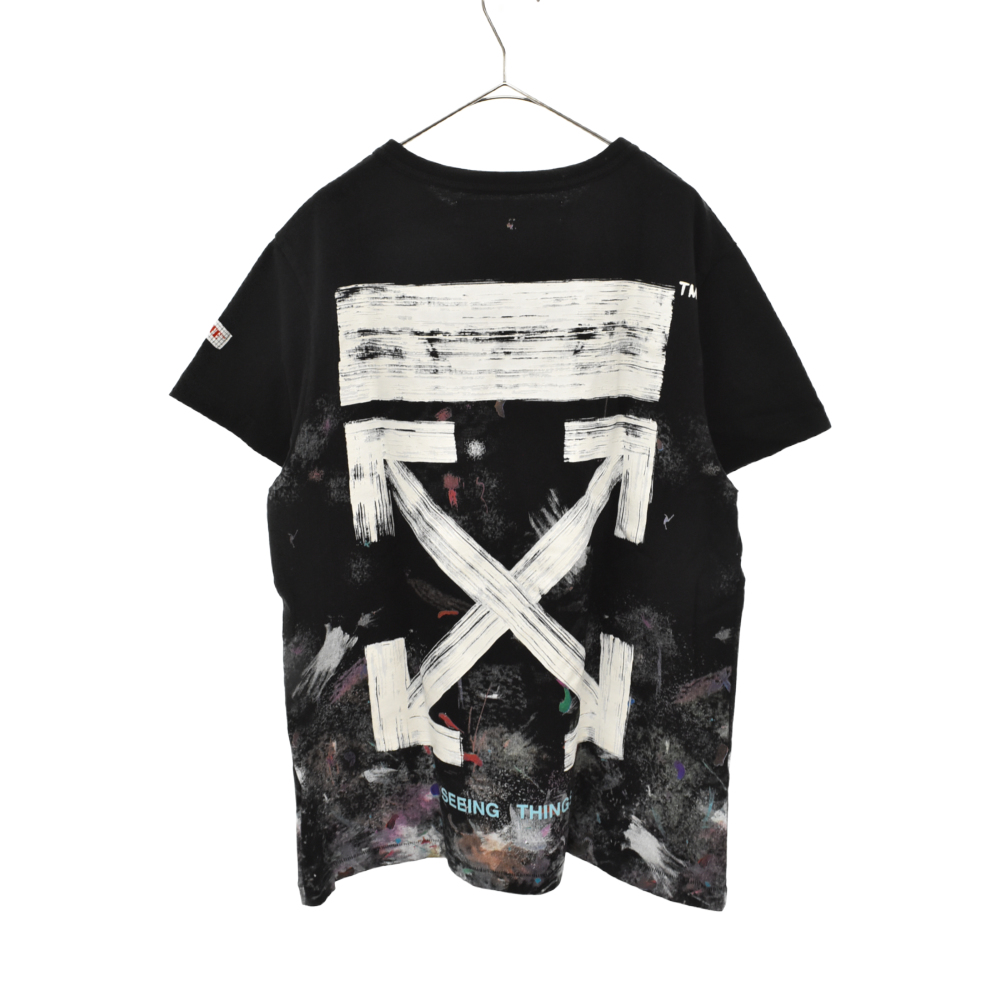 OFF-WHITE オフホワイト 17AW Galaxy Brushed Tee ギャラクシー