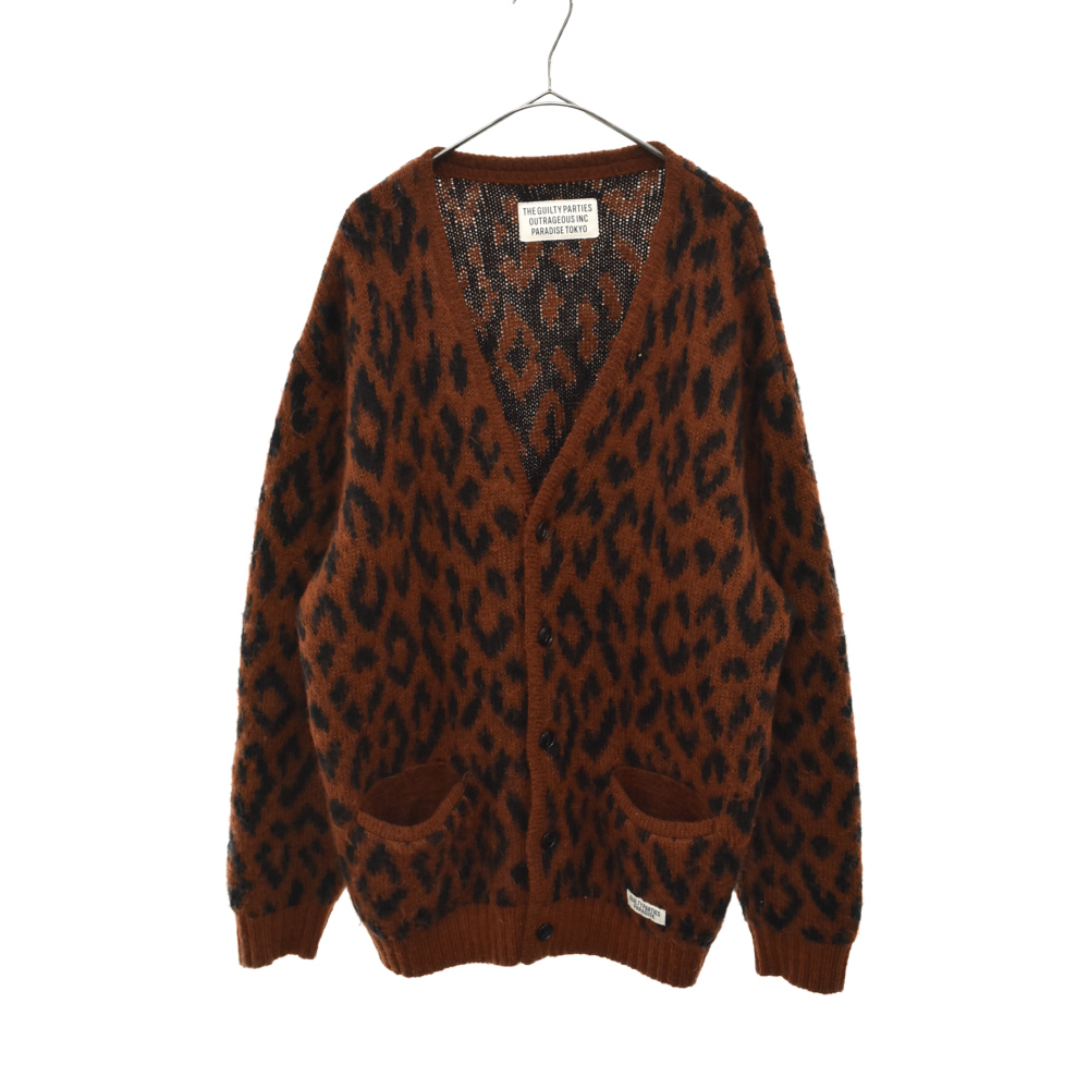 国産品 WACKO MARIA ワコマリア サイズ:M 22AW LEOPARD MOHAIR