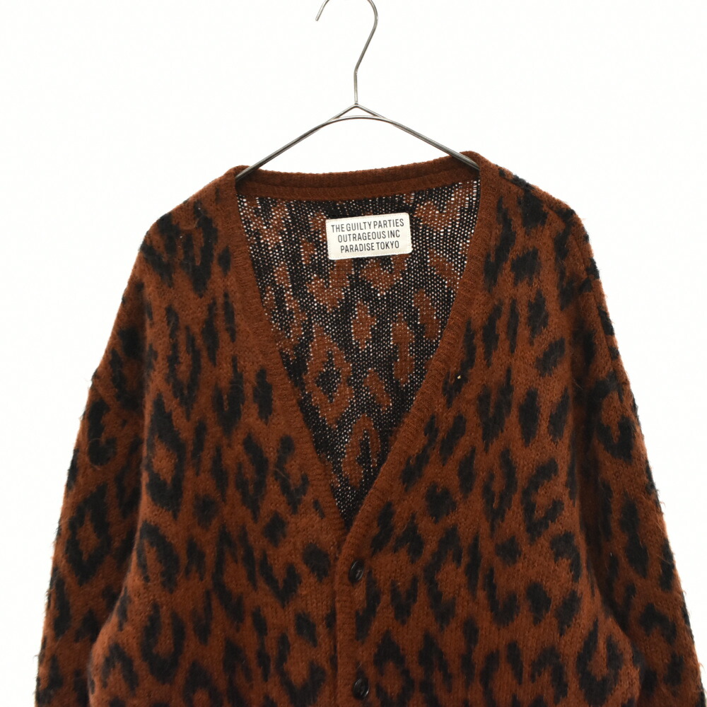 WACKO MARIA(ワコマリア) サイズ:M 21FW LEOPARD HEAVY MOHAIR KNIT