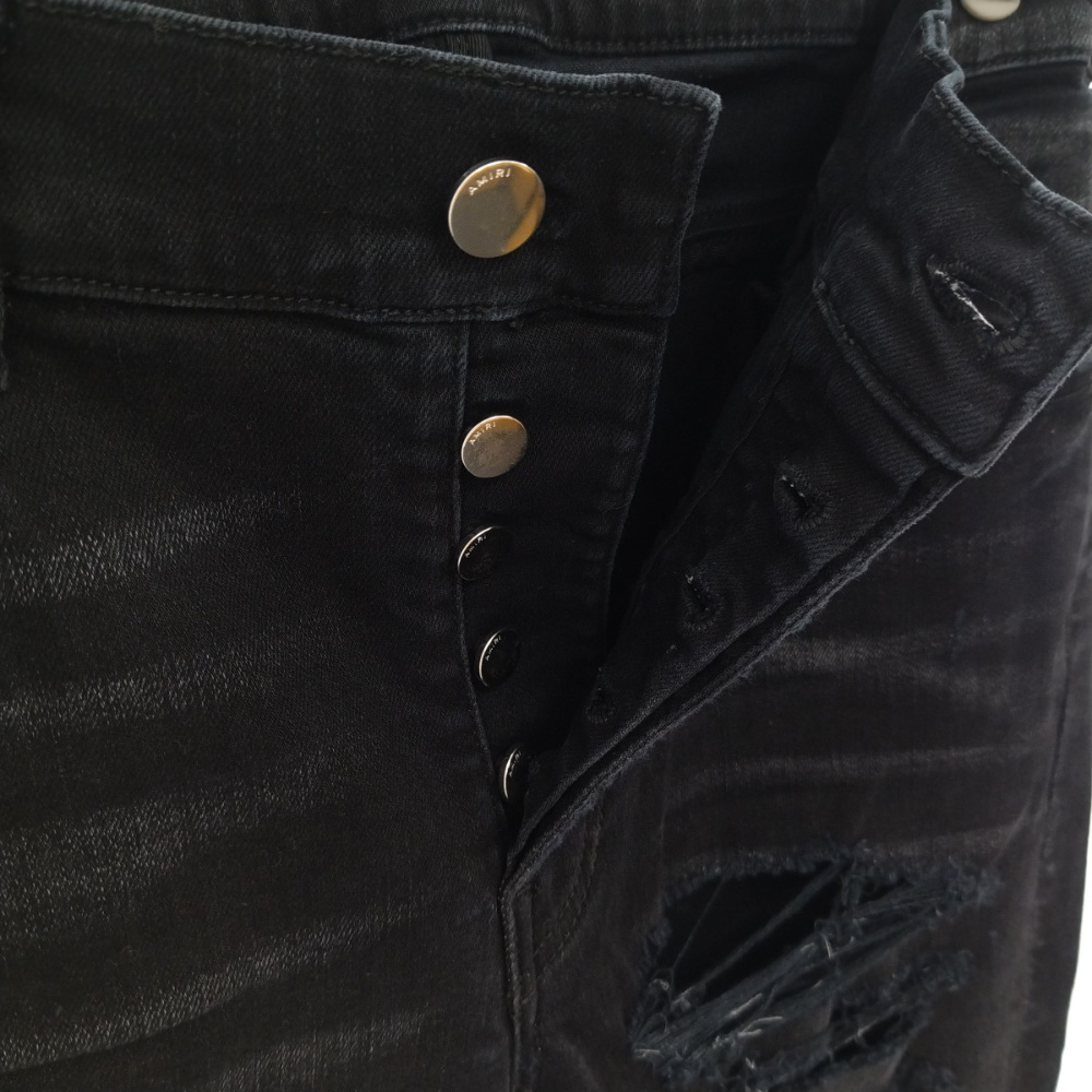 ブランドショッパー付き amiri AMIRI MX1 leather MX1 pant アミリ